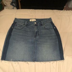 jean skirt